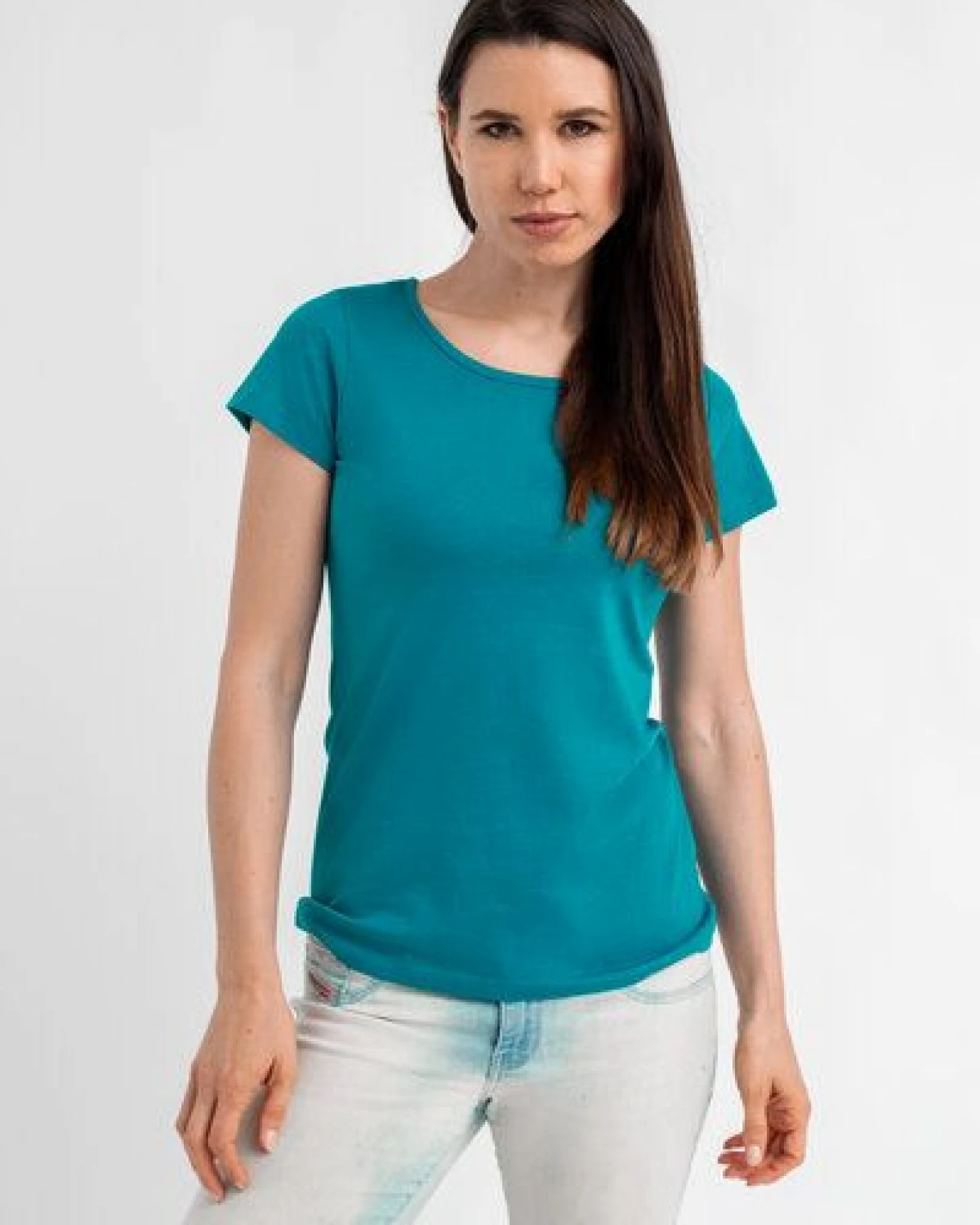 Brandless Basic Bio-T-Shirt Rundhals (Ladies) Nr.2 – Ansicht 3