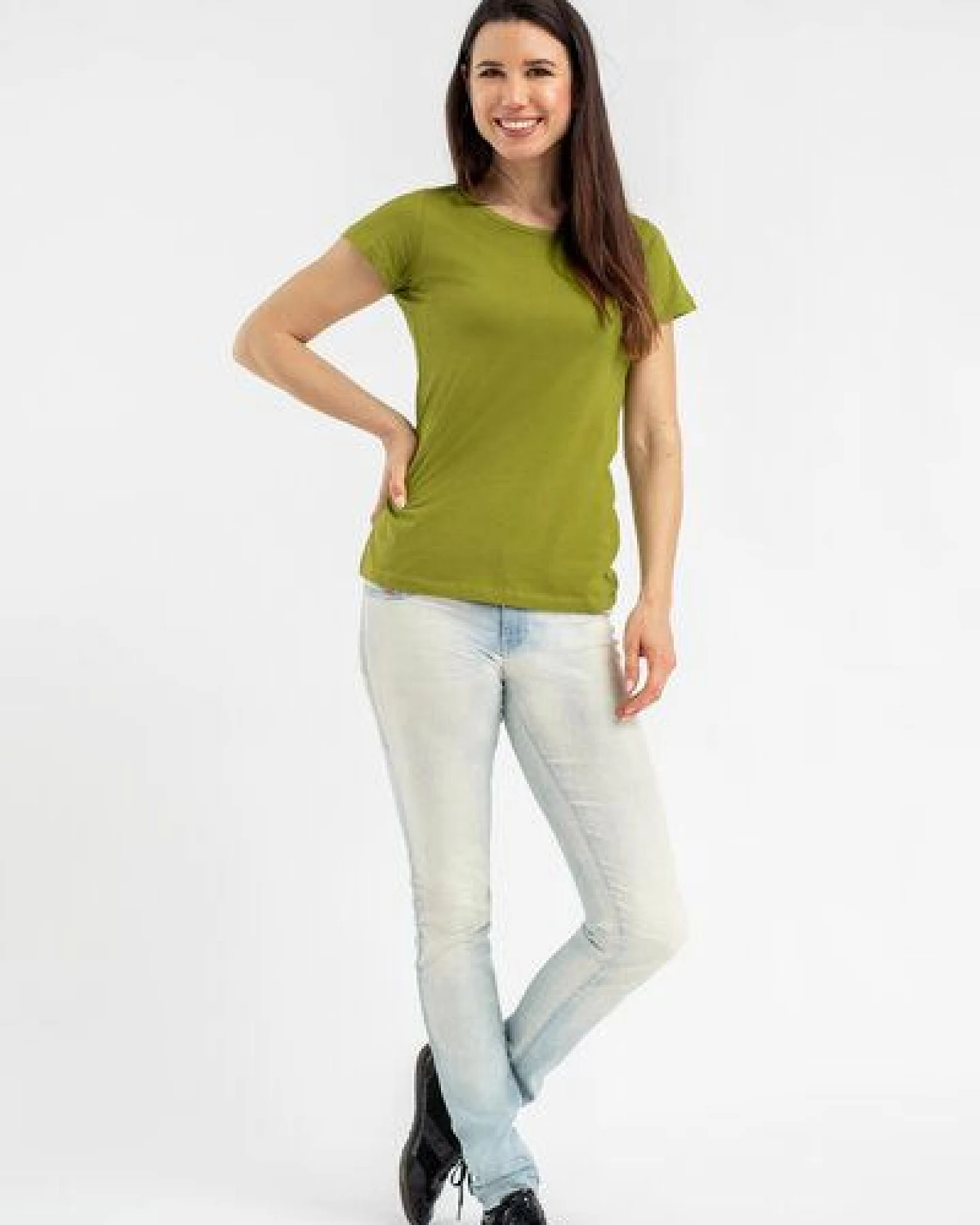 Brandless Basic Bio-T-Shirt Rundhals (Ladies) Nr.2 – Ansicht 2