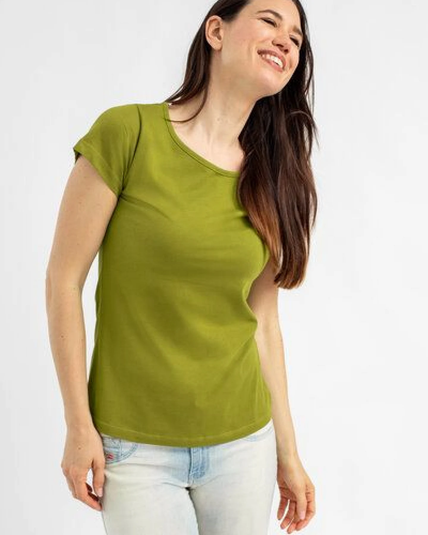 Brandless Basic Bio-T-Shirt Rundhals (Ladies) Nr.2 – Ansicht 3