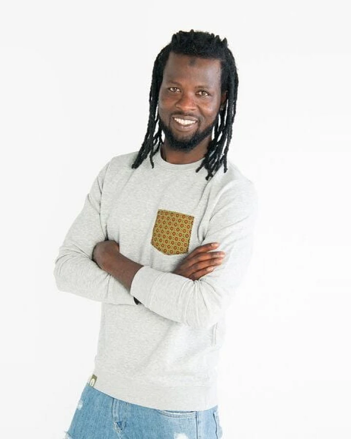Maishameanslife Shwe Shwe Pocket Unisex Sweater - Grau
