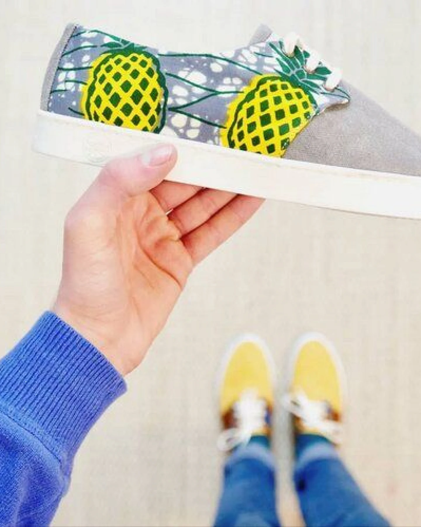 PANAFRICA Bunte Sneaker - Zanzibar - Grau - Unisex – Ansicht 2