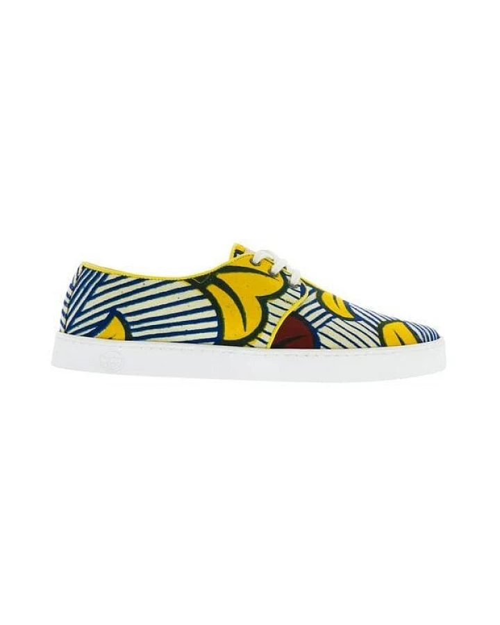 PANAFRICA Bunte Sneaker - Ouagadougou - Weiß - Unisex