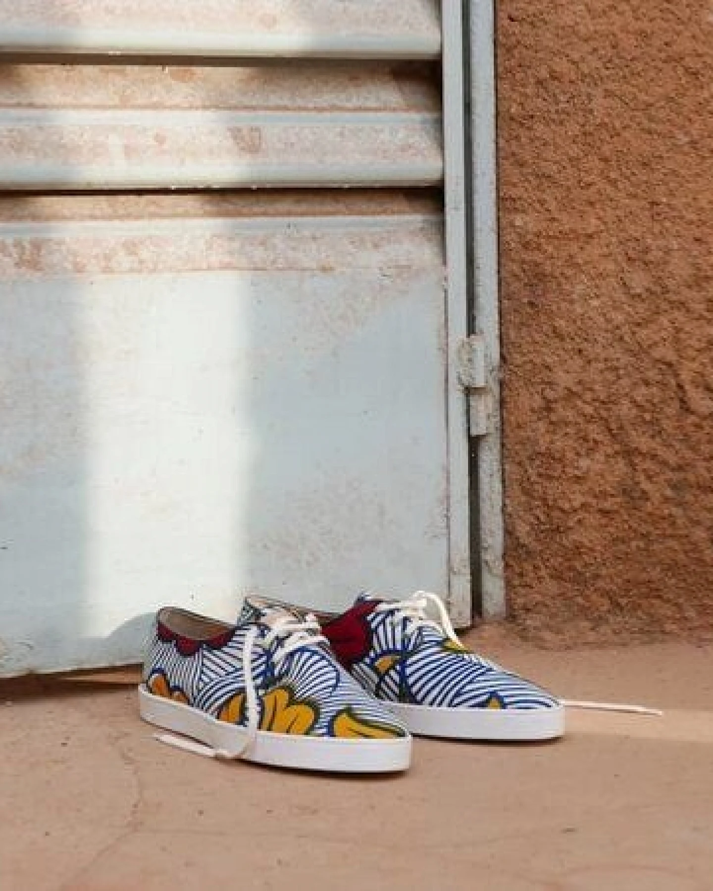 PANAFRICA Bunte Sneaker - Ouagadougou - Weiß - Unisex – Ansicht 4