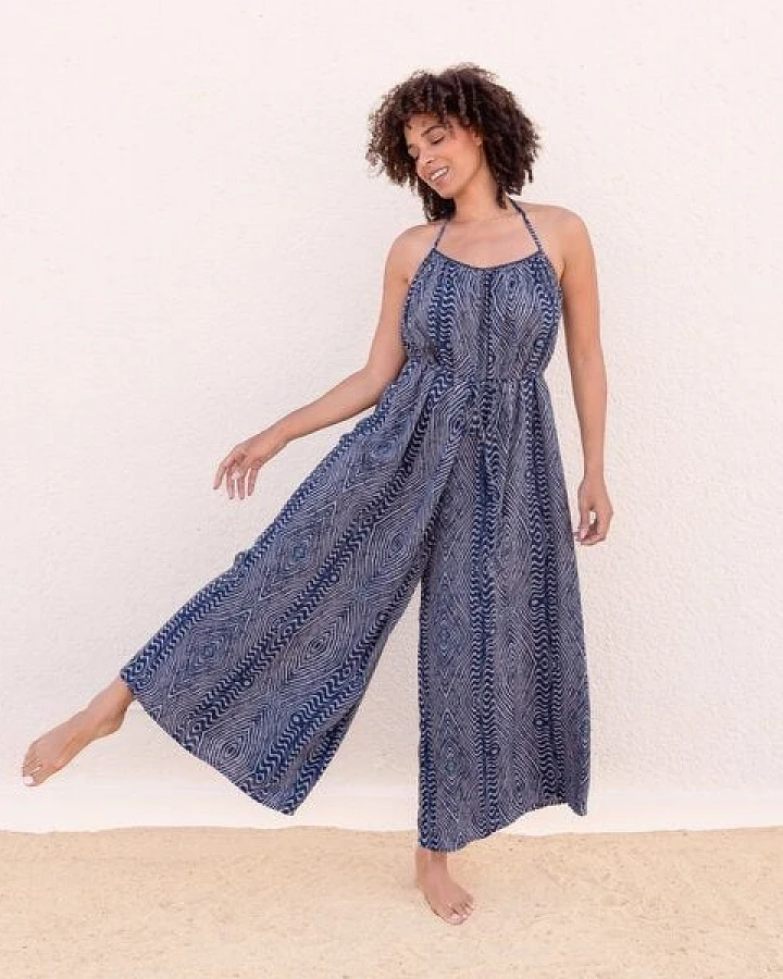 Jaya JASMINE - Damen - lockerer Jumpsuit - One Size