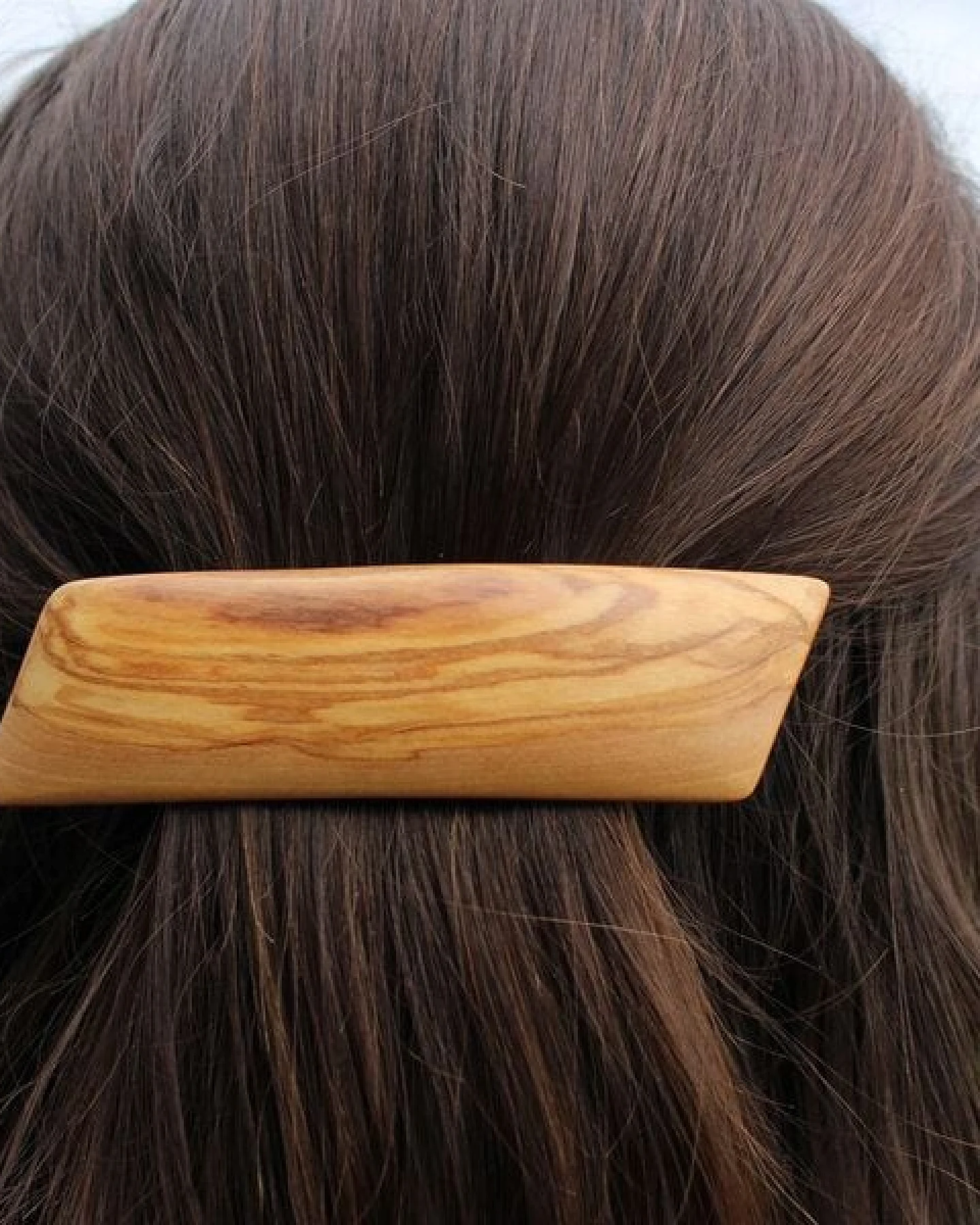 Mitienda Shop Haarspange aus Holz, Natürlicher Haarschmuck – Ansicht 3