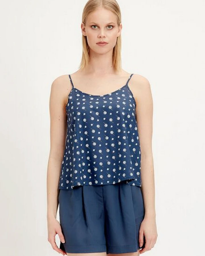 ORGANICATION Trägertop aus Tencel mit Allover-Print