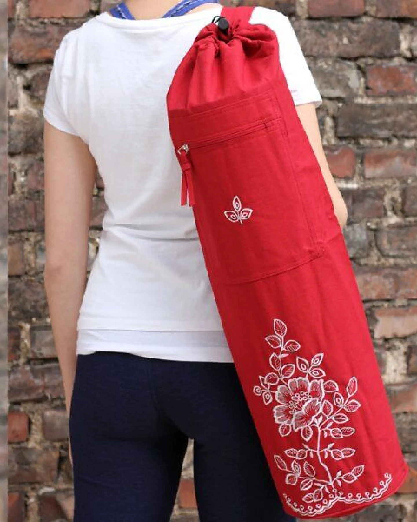 Yogatasche STICKEREI Lotus Design® – Ansicht 2