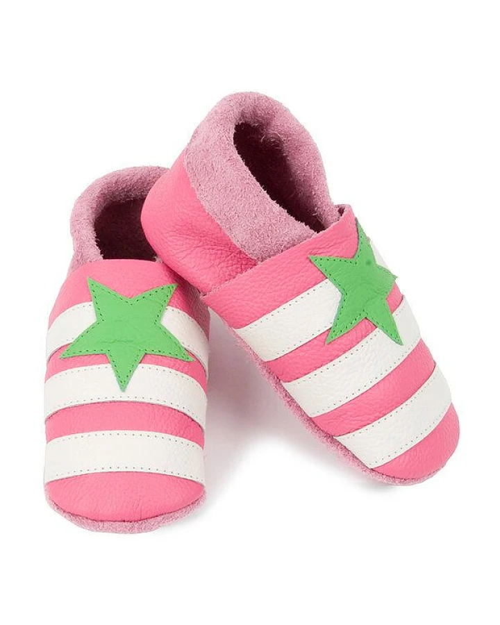 My first Label Krabbelschuh "Sternschnuppe" / aus hochwertigem Leder / schadstofffrei