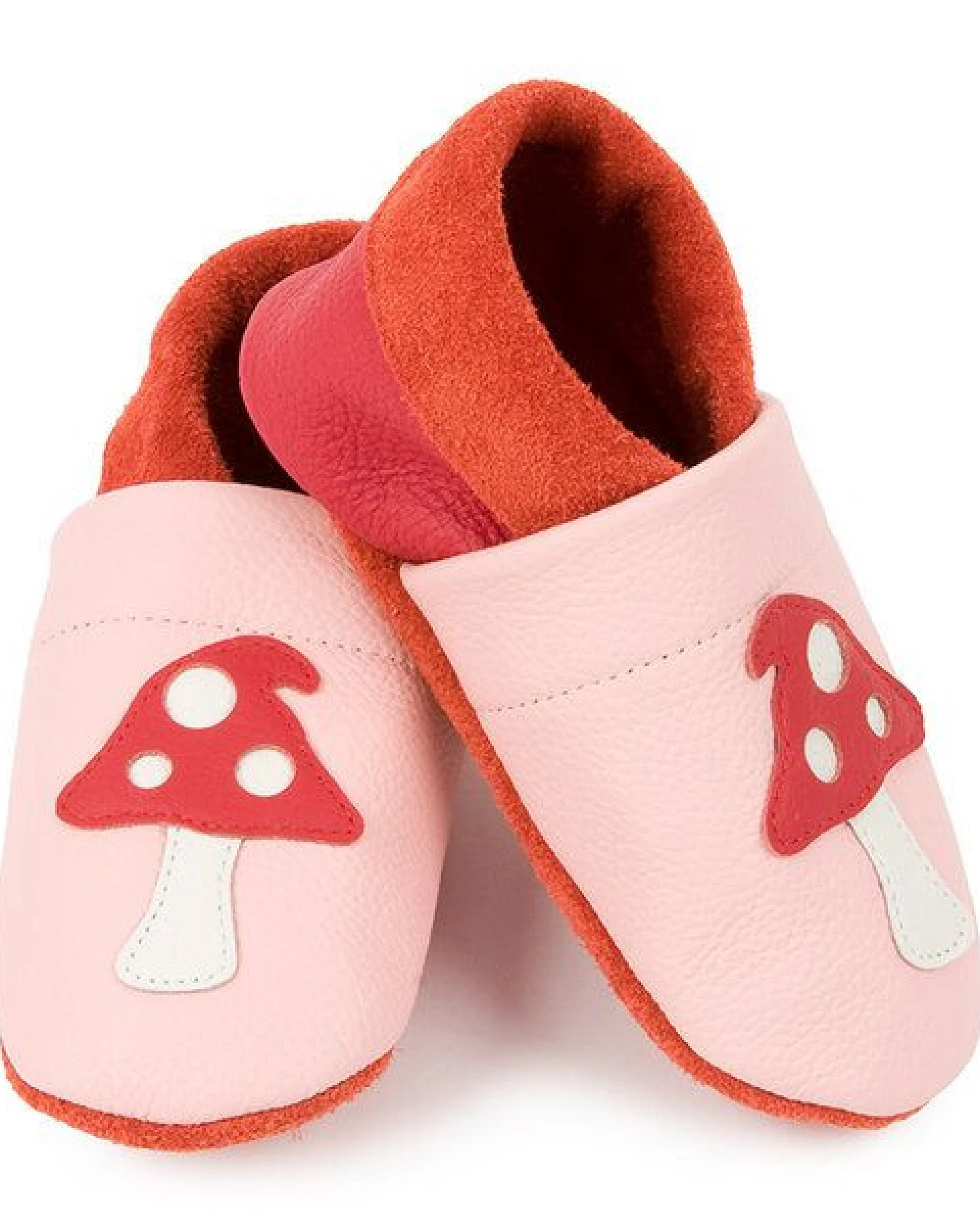 My first Label Krabbelschuh "Glückspilz" aus hochwertigem Leder / schadstofffrei – Ansicht 2