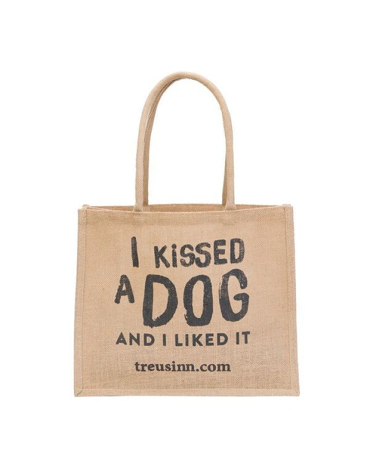 Treusinn Eco Shopper "Kiss" / 100% Jutegewebe / umweltfreundlich