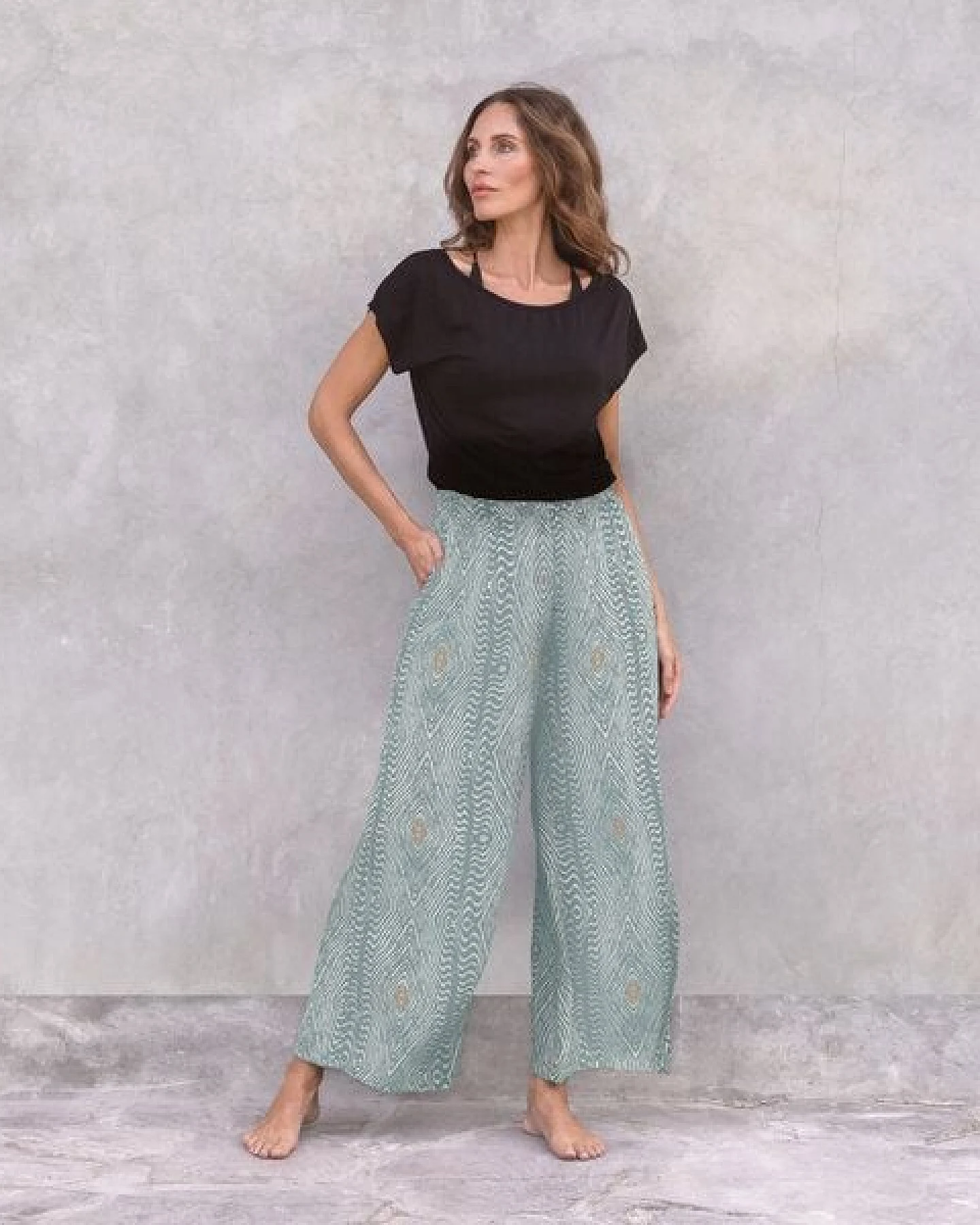 Jaya MELODY - Damen - leichte Sommerhose für Yoga und Freizeit – Ansicht 4