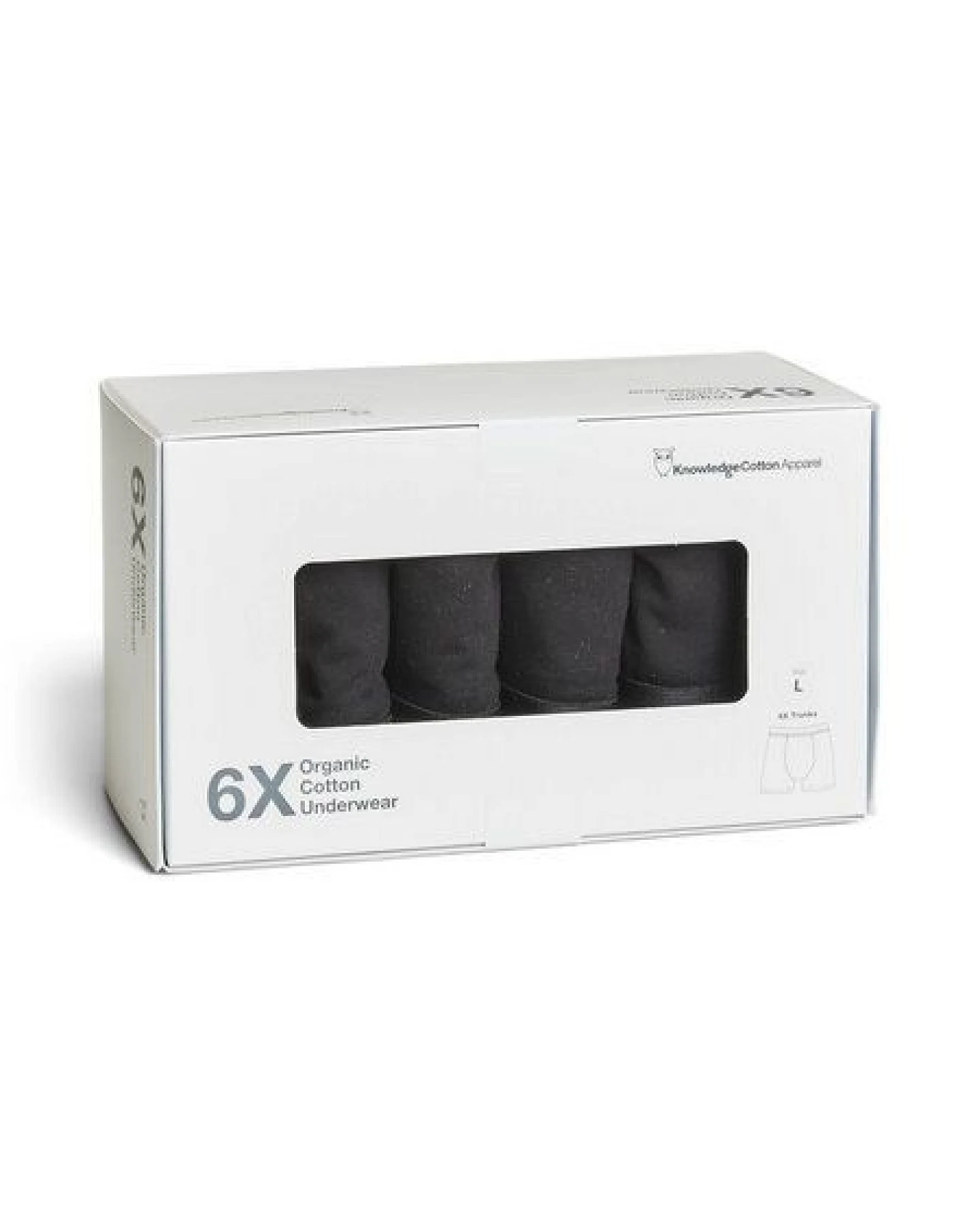 KnowledgeCotton Apparel 6er Pack Boxershorts - 6 pack solid colored underwear - GOTS/Vegan – Ansicht 3