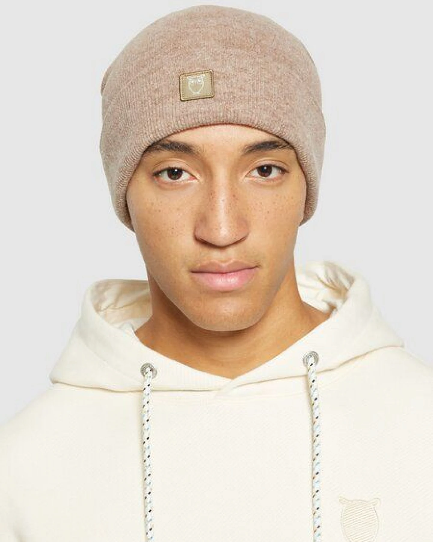 KnowledgeCotton Apparel Mütze - LEAF Beanie organic wool - GOTS – Ansicht 3