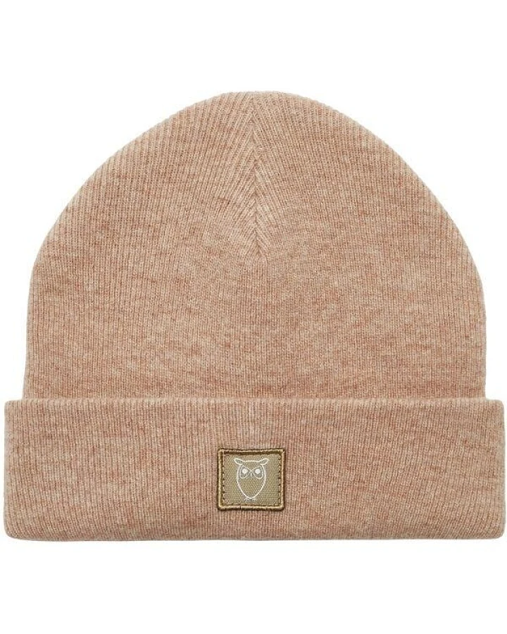 KnowledgeCotton Apparel Mütze - LEAF Beanie organic wool - GOTS