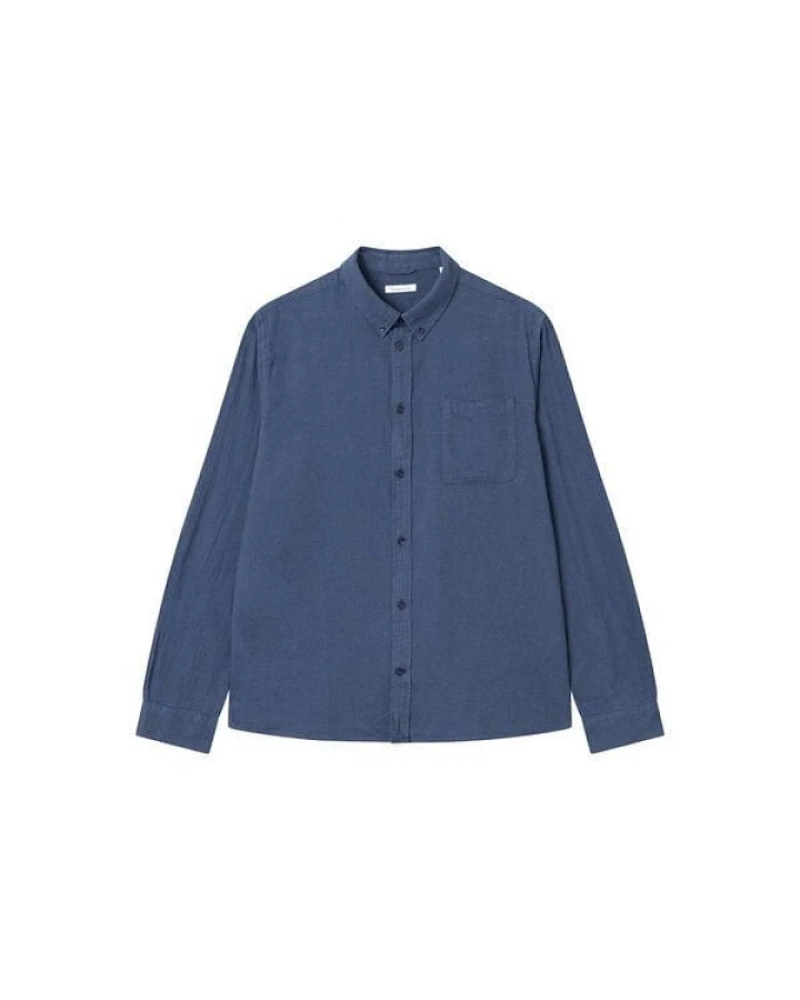 KnowledgeCotton Apparel Flanellhemd- Elder Regular Fit - aus Biobaumwolle