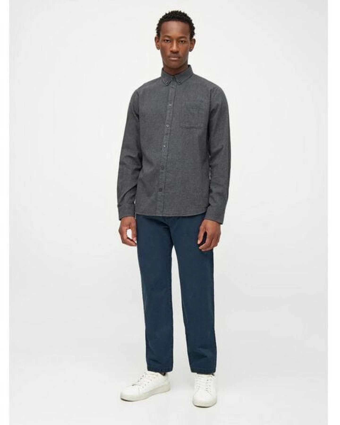 KnowledgeCotton Apparel Flanellhemd- Elder Regular Fit - aus Biobaumwolle – Ansicht 3