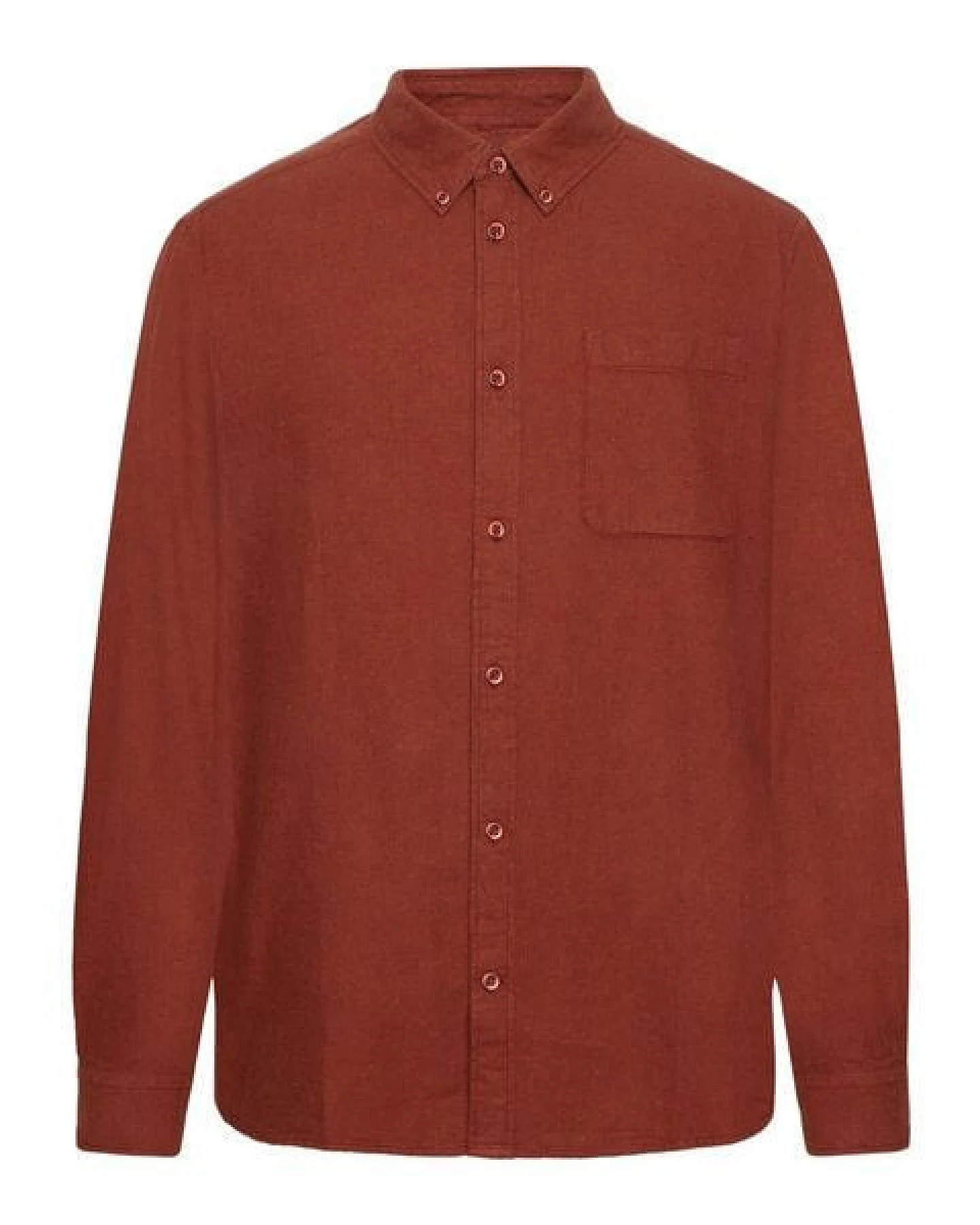 KnowledgeCotton Apparel Flanellhemd- Elder Regular Fit - aus Biobaumwolle – Ansicht 4