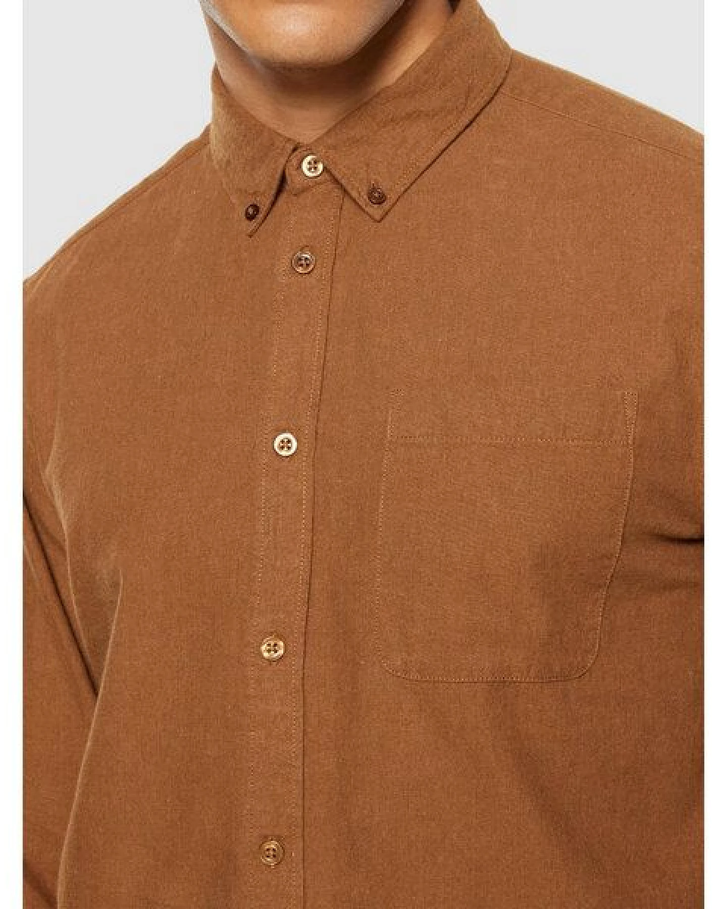 KnowledgeCotton Apparel Flanellhemd- Elder Regular Fit - aus Biobaumwolle – Ansicht 4