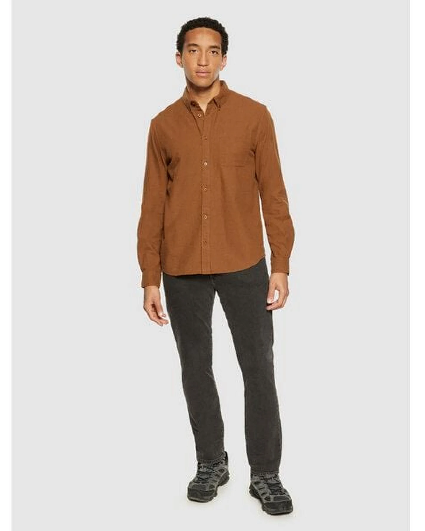 KnowledgeCotton Apparel Flanellhemd- Elder Regular Fit - aus Biobaumwolle – Ansicht 4