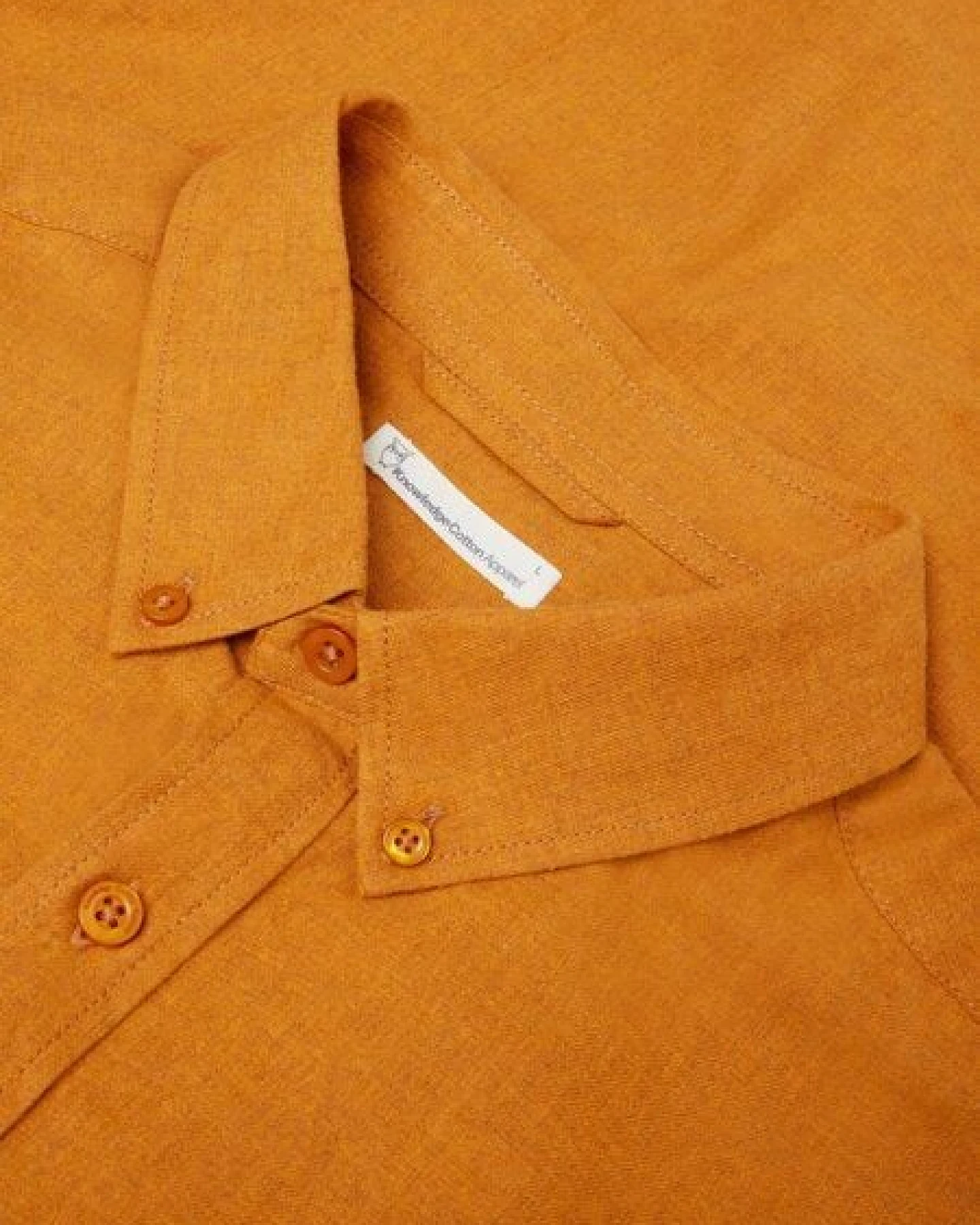 KnowledgeCotton Apparel Flanellhemd- Elder Regular Fit - aus Biobaumwolle – Ansicht 3