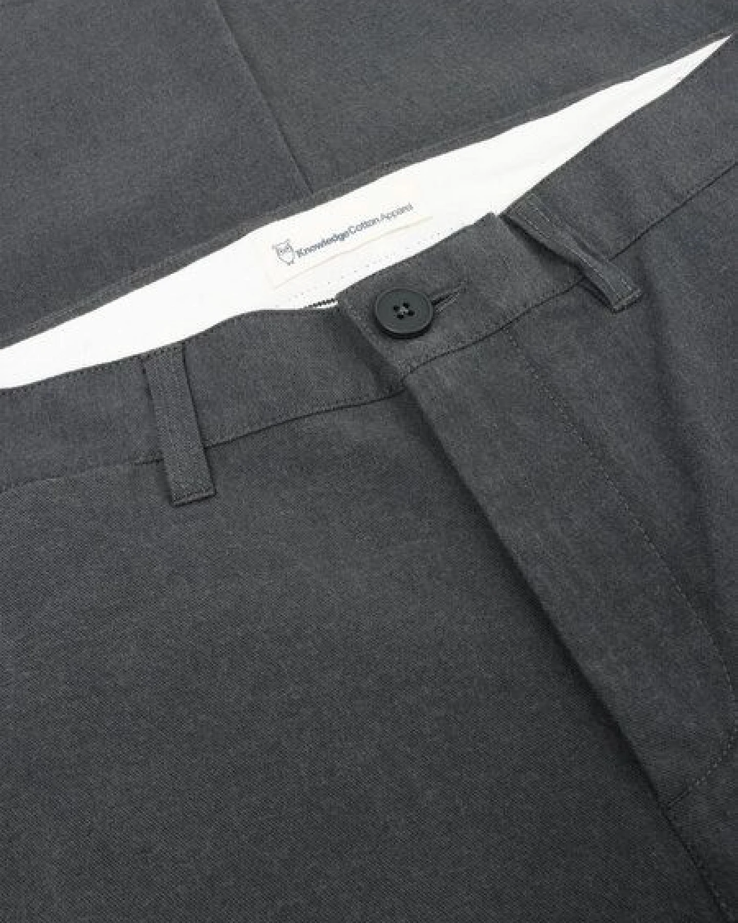 KnowledgeCotton Apparel Chino Hose - Chuck Flannel – Ansicht 2