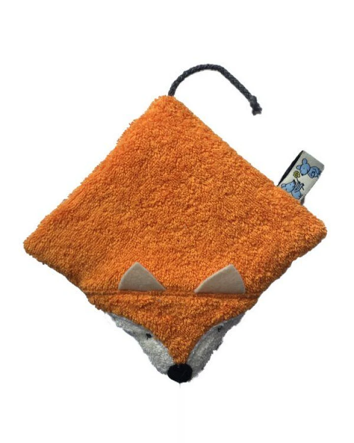 Pat und Patty Wärmekissen "Fuchs",100 % Baumwolle Frottee und Rückseite aus Popelin Punkte/Dots aus kontrolliert biologischem Anbau