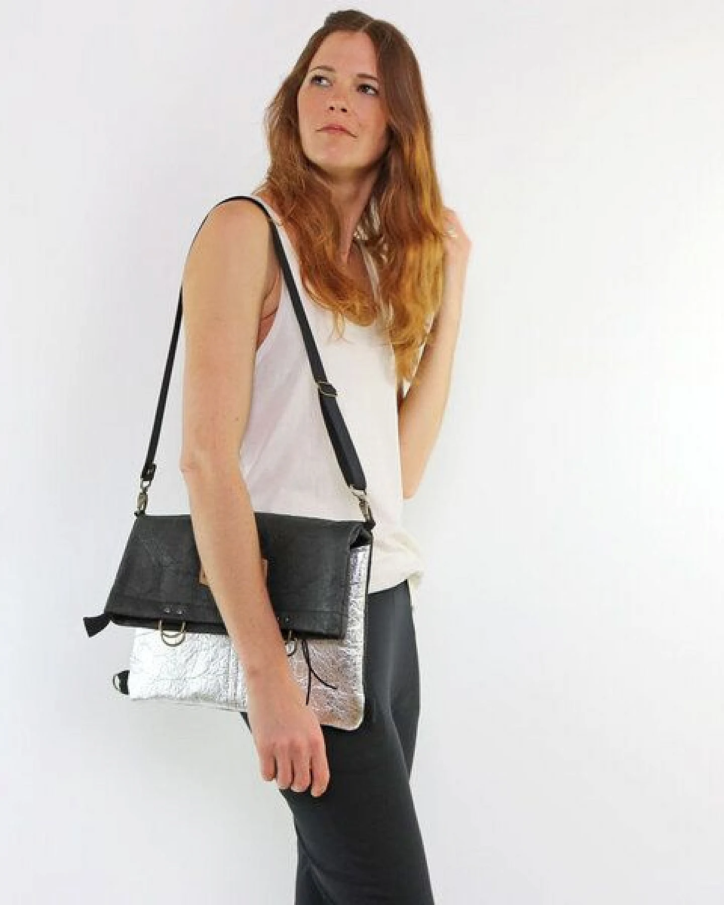 GARY MASH RACHEL Allrounder-Tasche aus Piñatex Ananasleder – Ansicht 4