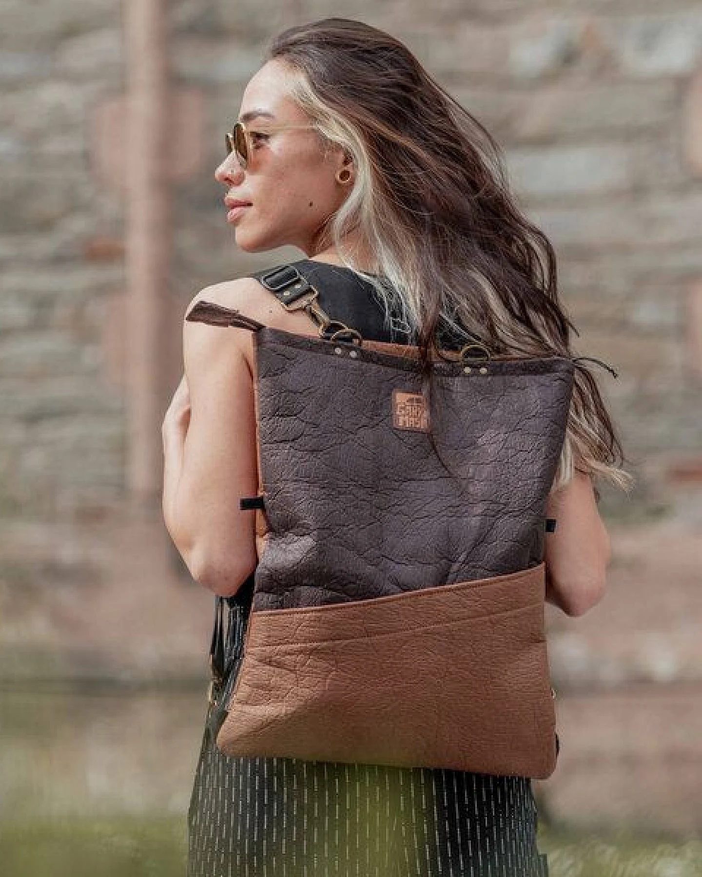 GARY MASH RACHEL Allrounder-Tasche aus Piñatex Ananas-Kunstleder – Ansicht 3