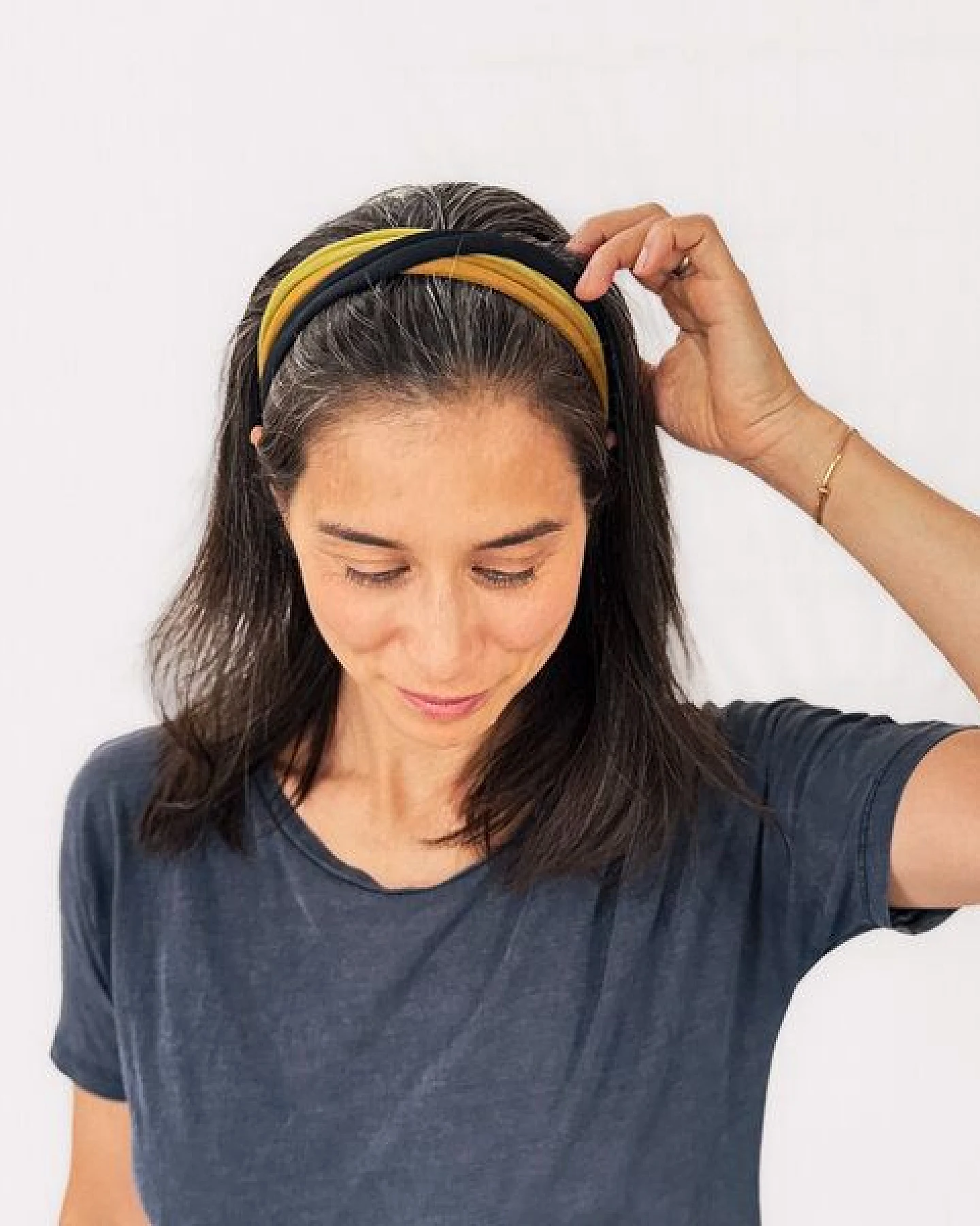 Liebe Deinen Planeten BIO Haarband bequem elastisch in vielen Farben aus Bio Baumwoll Jersey – Ansicht 3