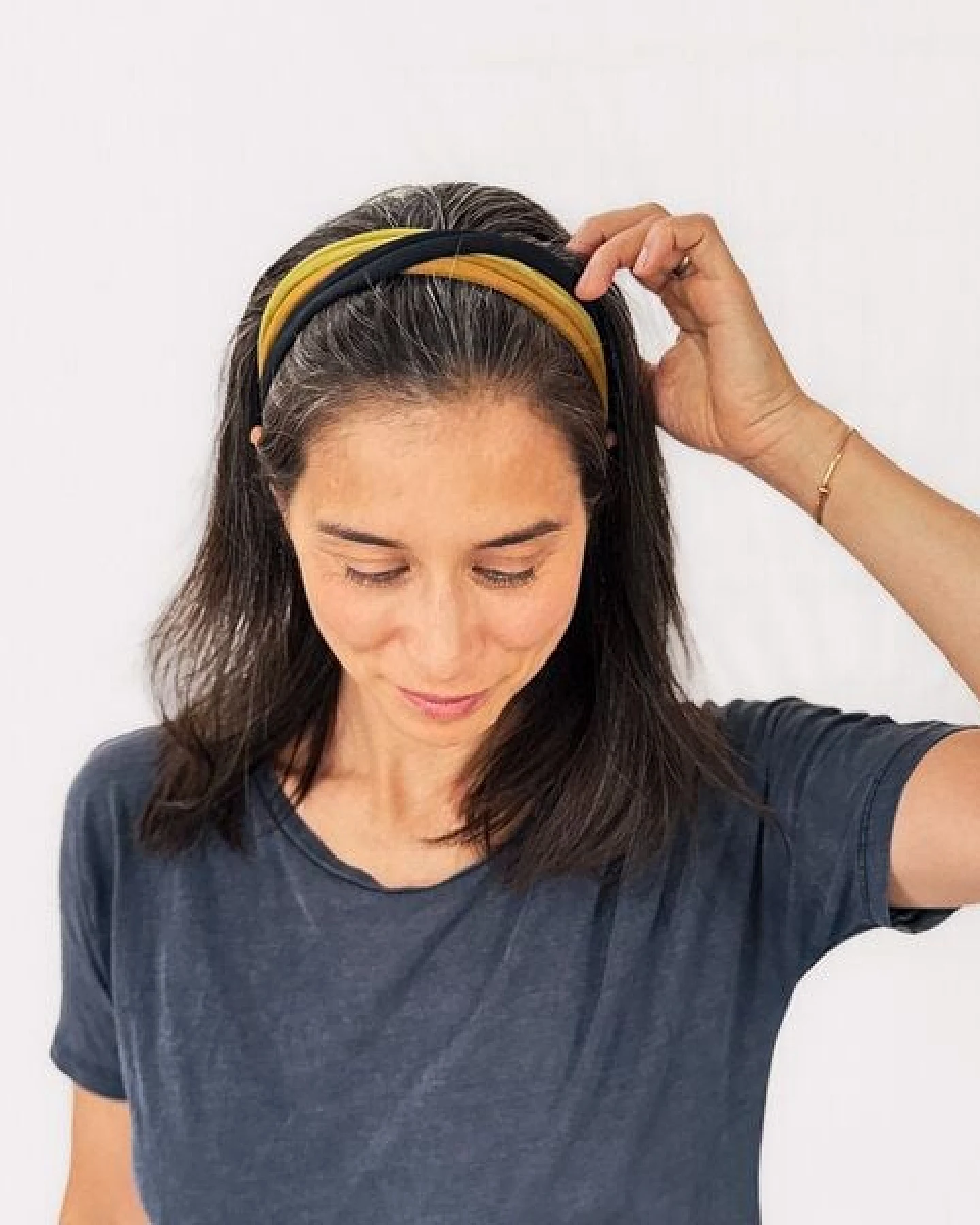 Liebe Deinen Planeten BIO Haarband bequem elastisch in vielen Farben aus Bio Baumwoll Jersey – Ansicht 3