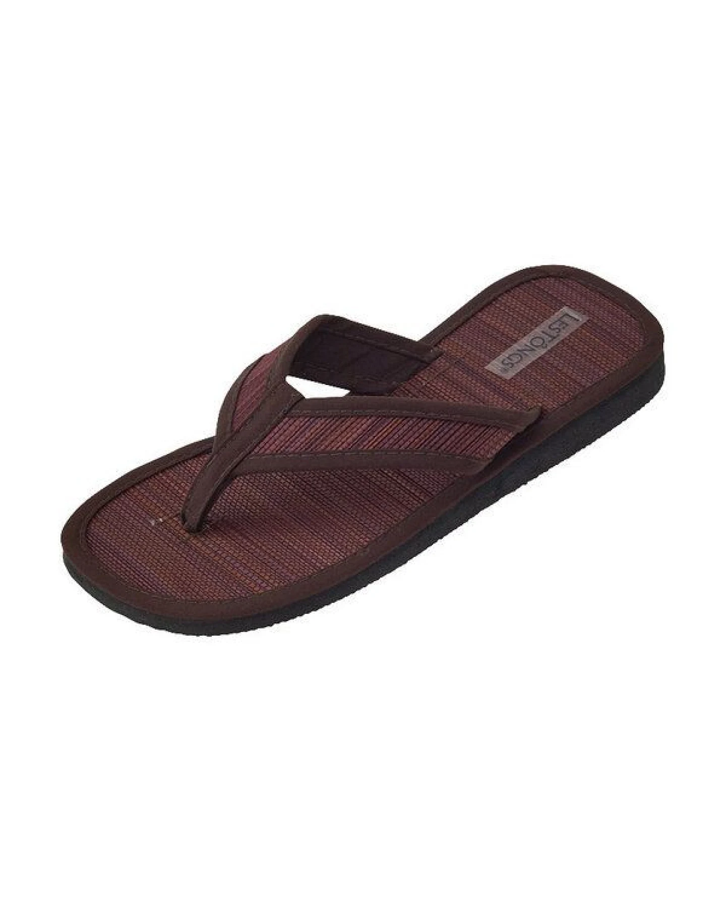 Les Tôngs Juncus-V Natur - Offene & vegane Zimtsandalen mit Zimtsohle Flip Flops – Ansicht 2