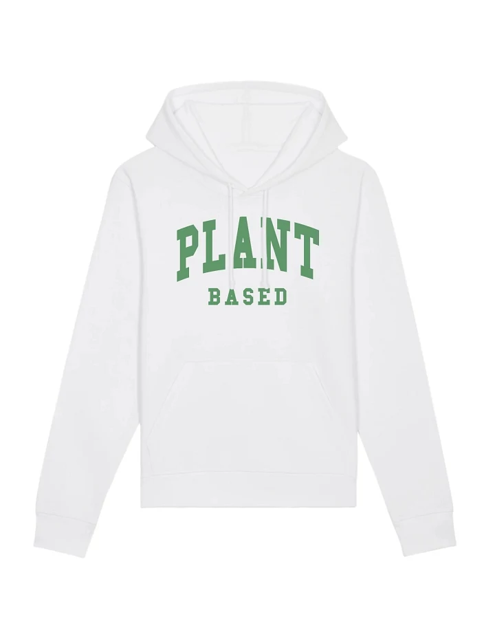 Oat Milk Club Damen vegan Hoodie Plant Based Unisex Weiß
