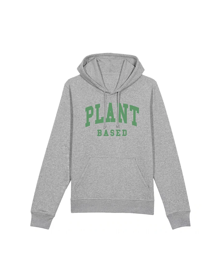 Oat Milk Club Damen vegan Hoodie Plant Based Unisex Grau
