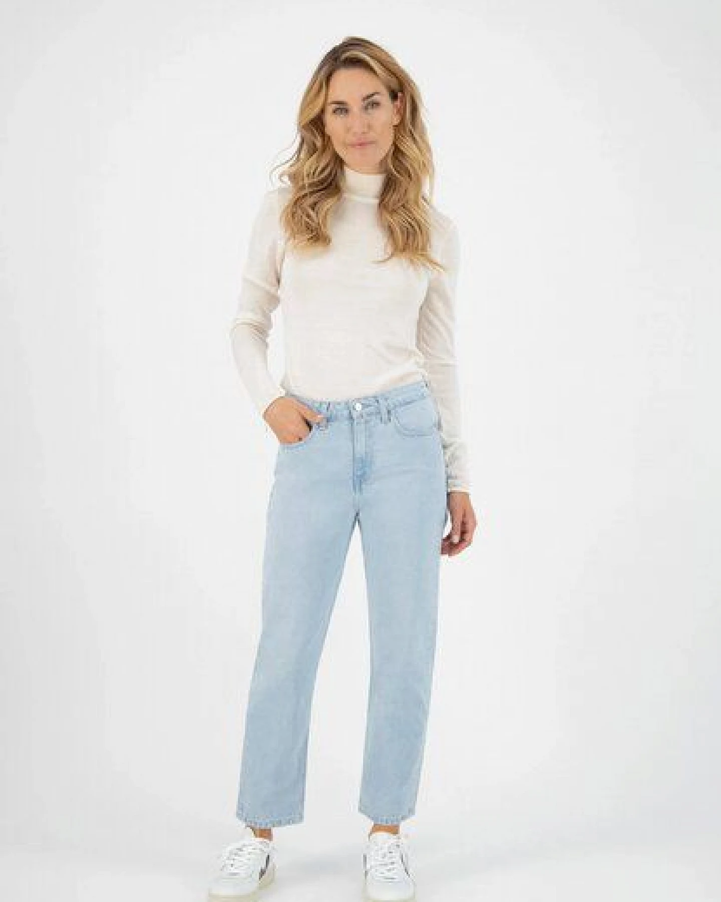 MUD Jeans Jeans - Cropped Mimi - Sun Stone – Ansicht 3