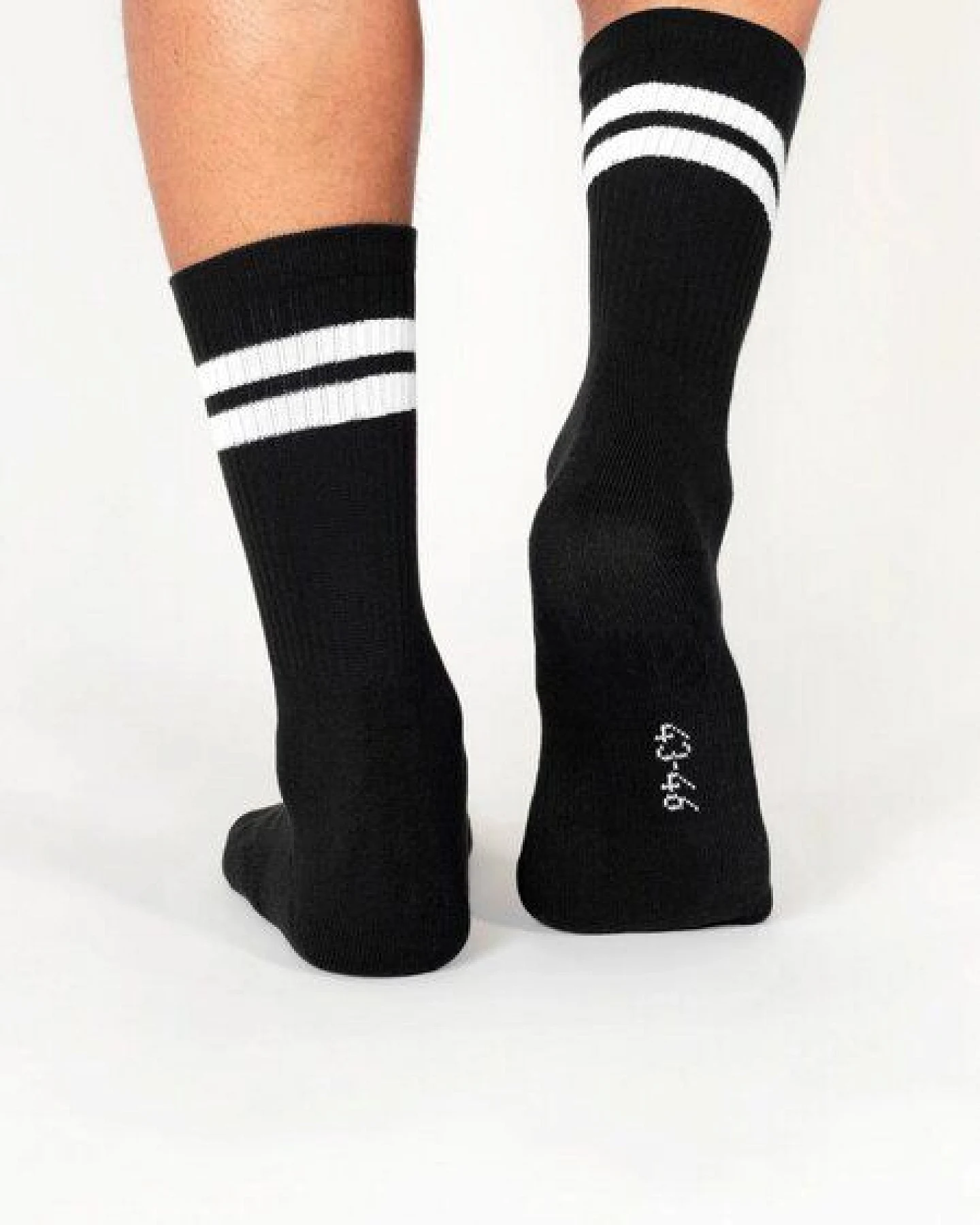erlich textil Andi Tennis Socken 3er Pack mit Baumwolle, made in Europe – Ansicht 2
