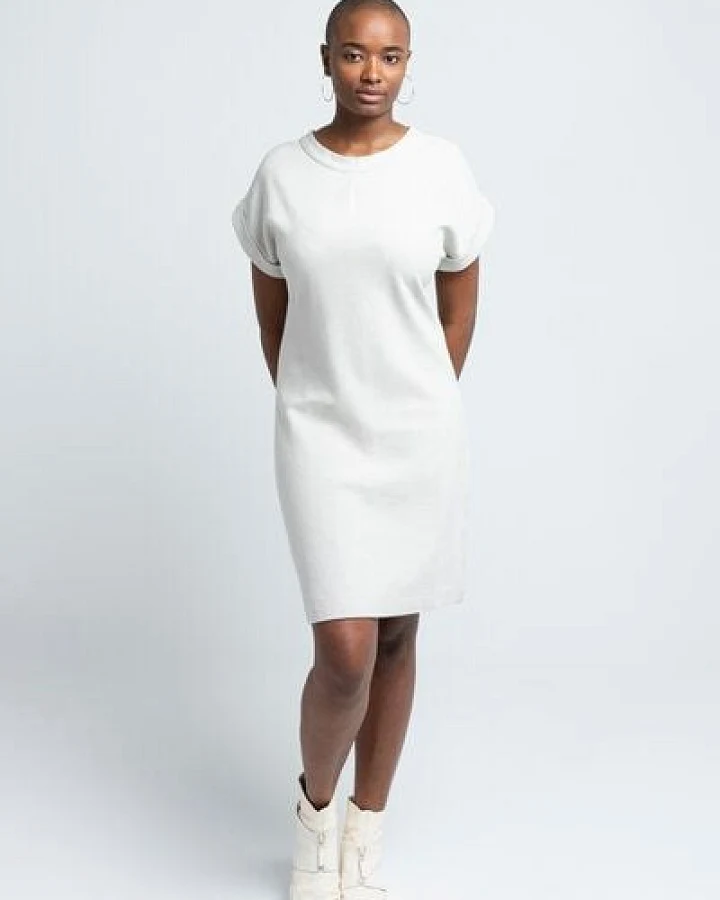 SHIPSHEIP CAMILLE - Damen Kleid in Rippoptik aus Bio-Baumwolle