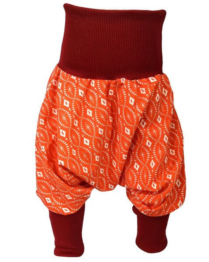 liebewicht Bio Yogahose Sarouelhose Pumphose "Oranginchen"