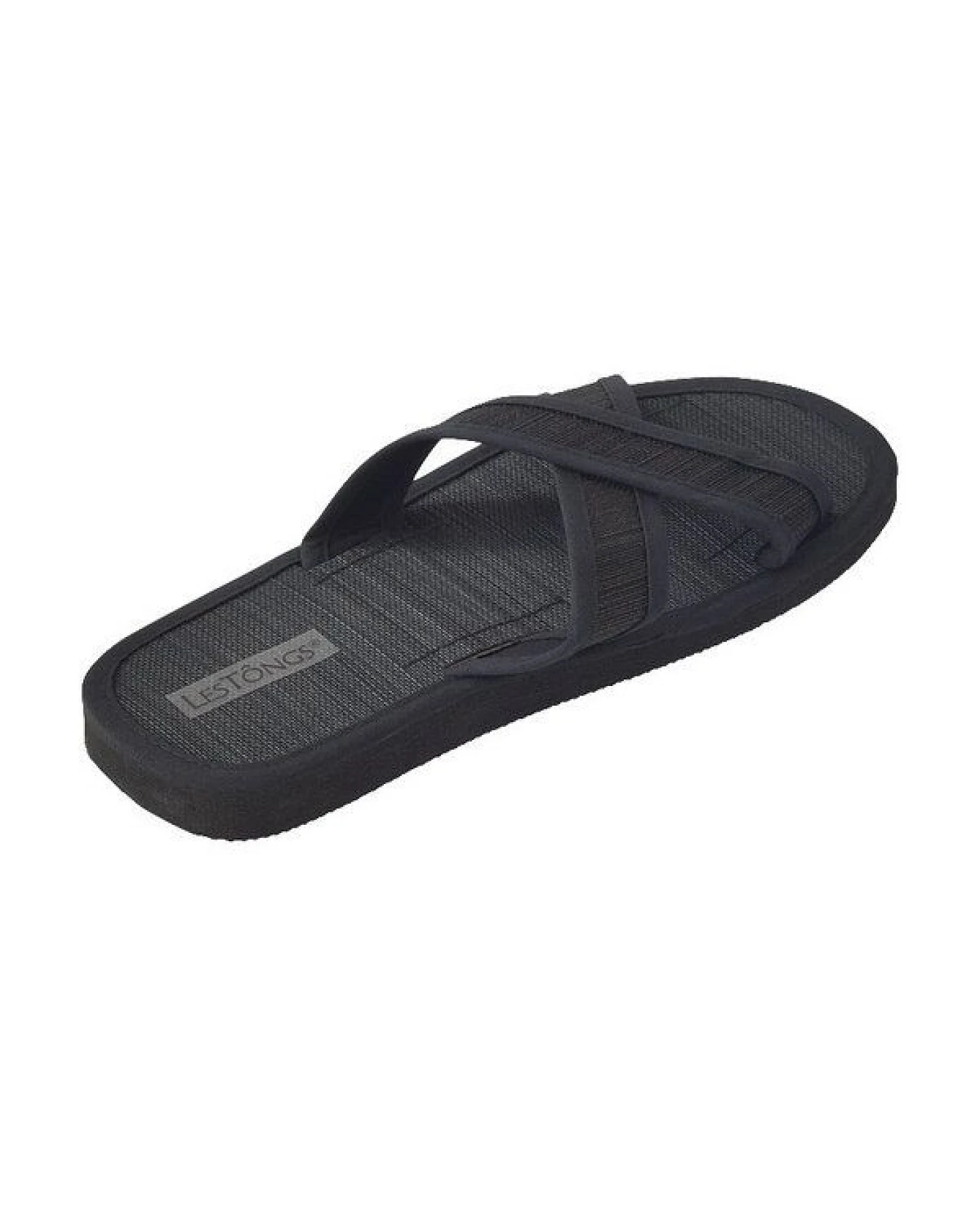 Les Tôngs Juncus-X Dark Offene Zimtlatschen vegane &Gesunde Zimtsohle Flip Flops – Ansicht 3