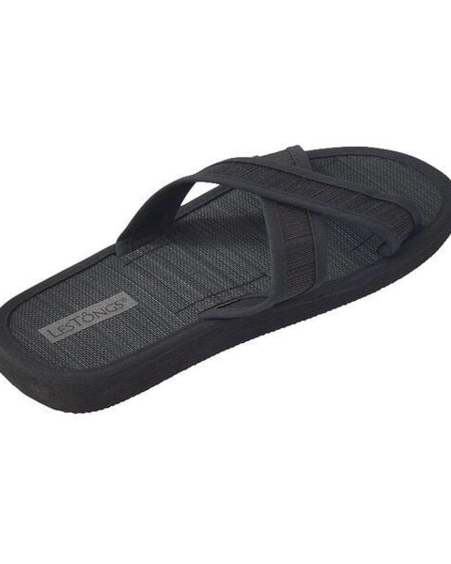Les Tôngs Juncus-X Dark Offene Zimtlatschen vegane &Gesunde Zimtsohle Flip Flops – Ansicht 3