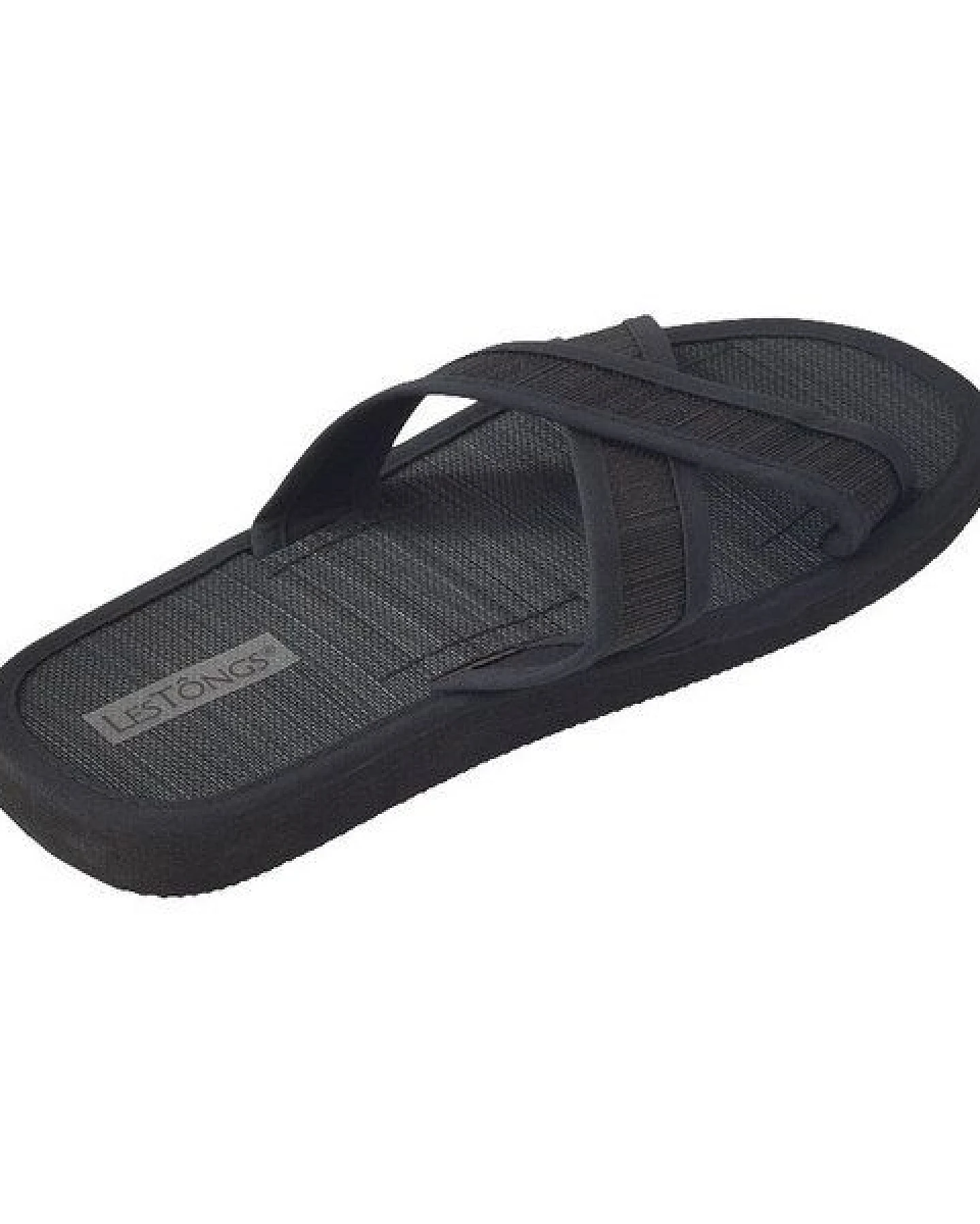 Les Tôngs Juncus-X Dark Offene Zimtlatschen vegane &Gesunde Zimtsohle Flip Flops – Ansicht 3