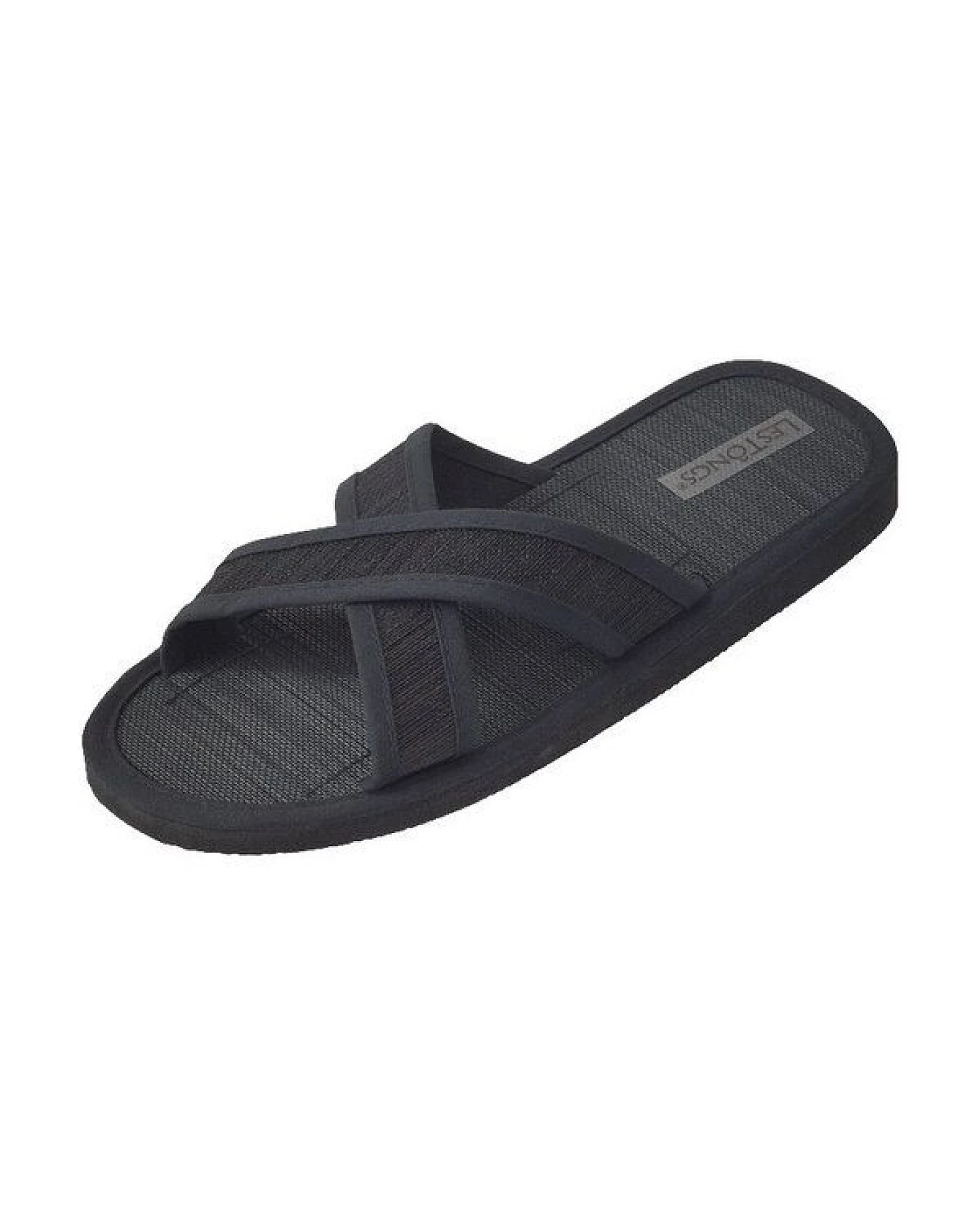 Les Tôngs Juncus-X Dark Offene Zimtlatschen vegane &Gesunde Zimtsohle Flip Flops – Ansicht 2