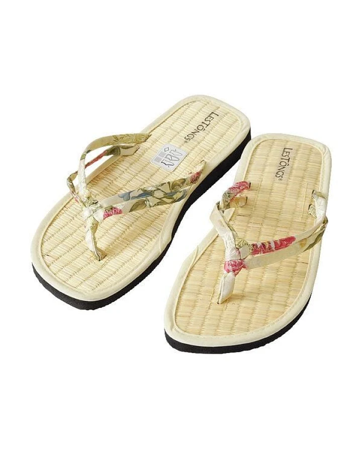 Les Tôngs Juncus-D - Offene Zimtsandalen - vegane & Gesunde Zimtsohle Flip Flops