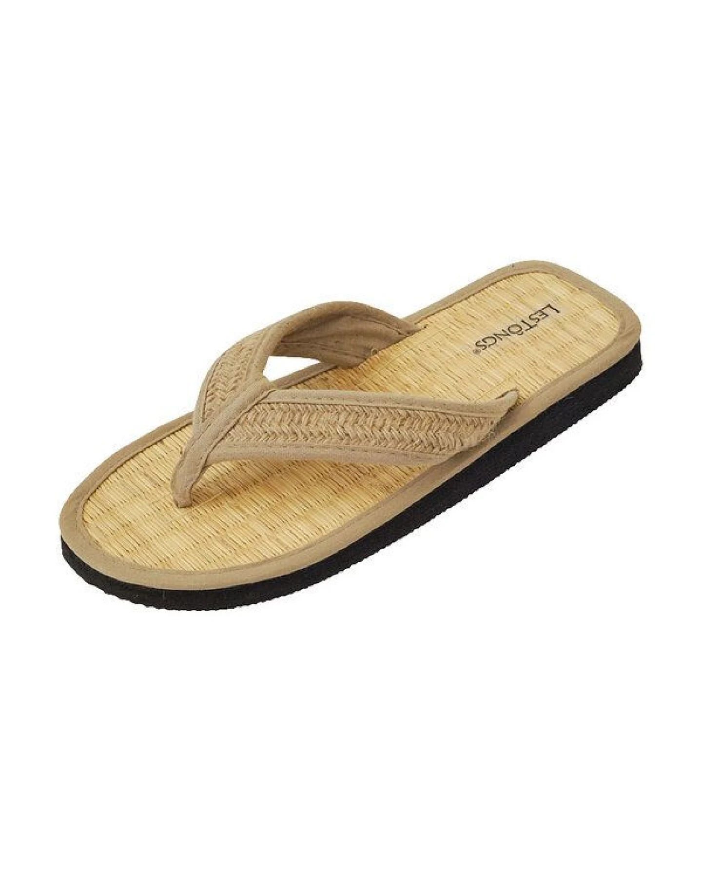 Les Tôngs Juncus-V Plaits - vegane & Gesunde Zimtlatschen Zimtsohle Flip Flops – Ansicht 2