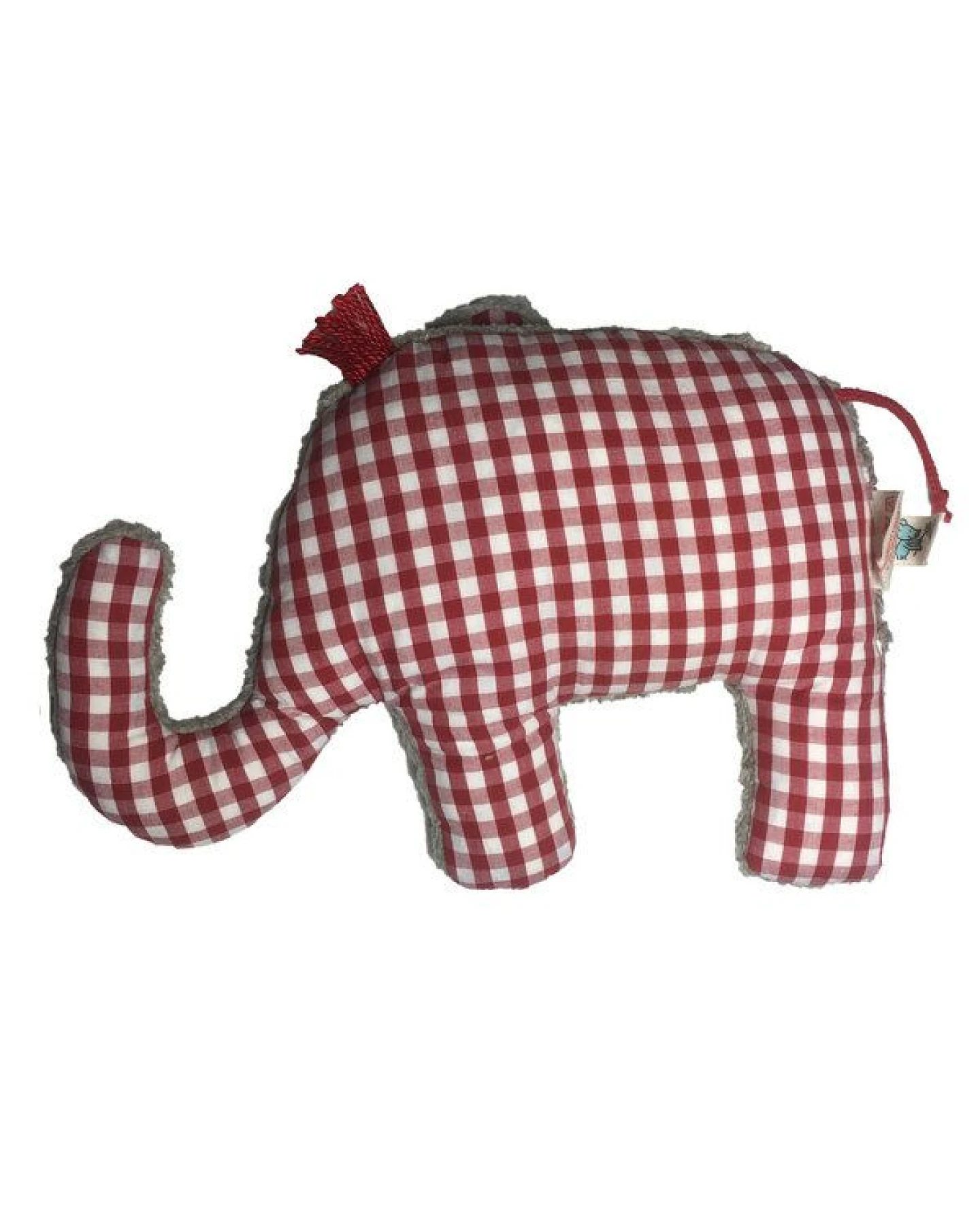 Pat und Patty Greifling mit Rassel "Elefant" ,grau ,PAT & PATTY , 100 % Baumwolle-kbA – Ansicht 3
