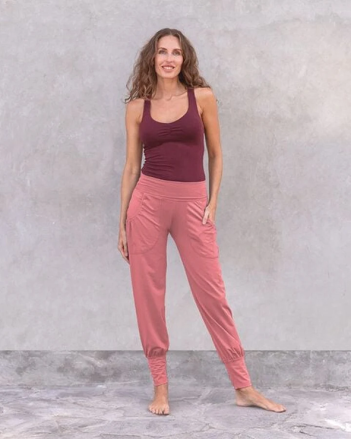 Jaya NOURI UNI - Damen - lockeres Top für Yoga aus Biobaumwolle