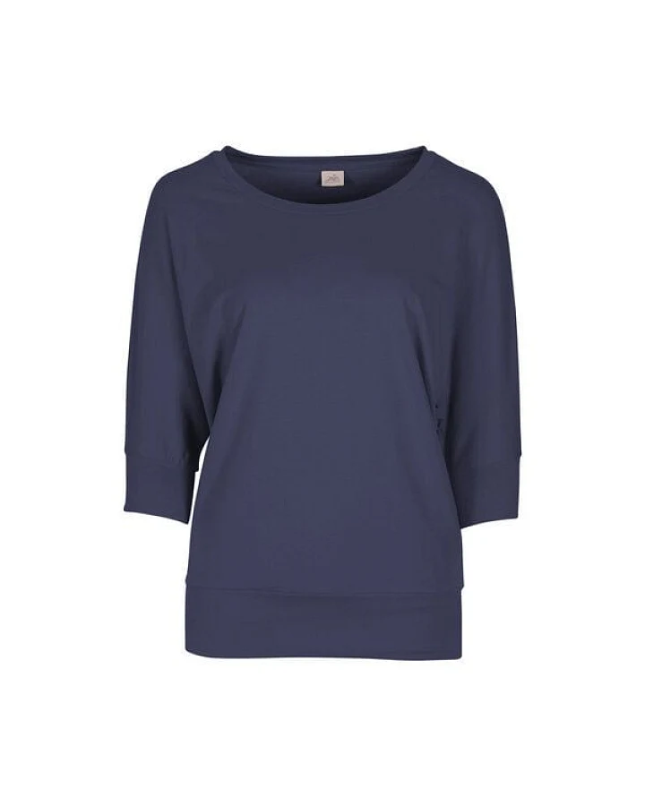 Jaya SHIRLEY - Damen - lockeres 3/4 Shirt für Yoga und Freizeit aus Biobaumwolle