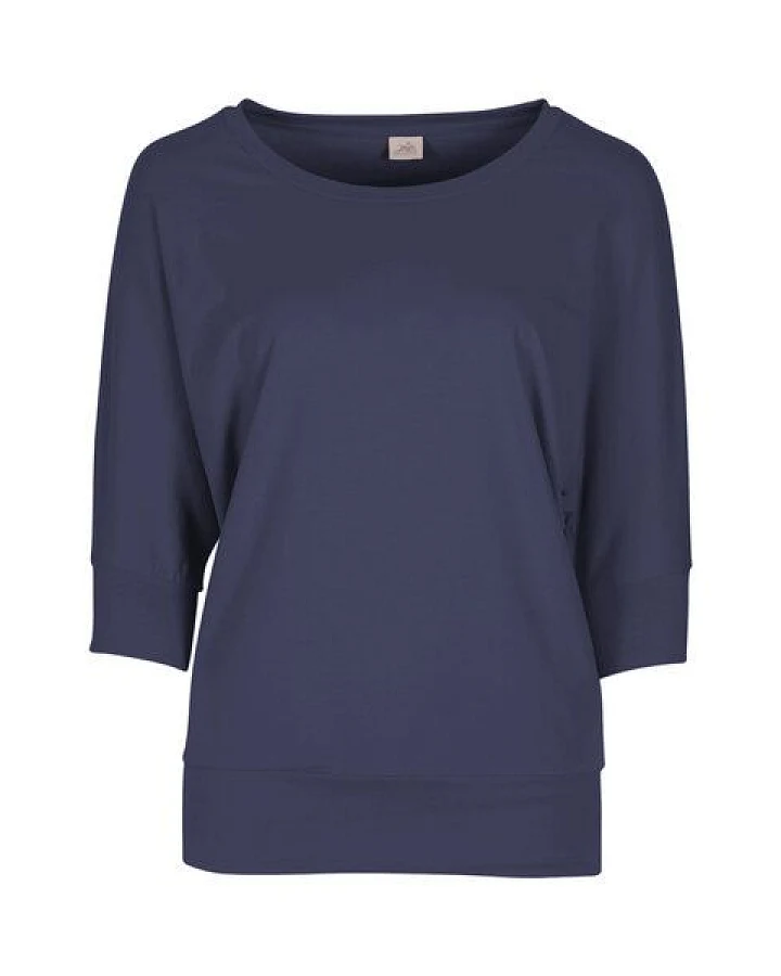 Jaya SHIRLEY - Damen - lockeres 3/4 Shirt für Yoga und Freizeit aus Biobaumwolle