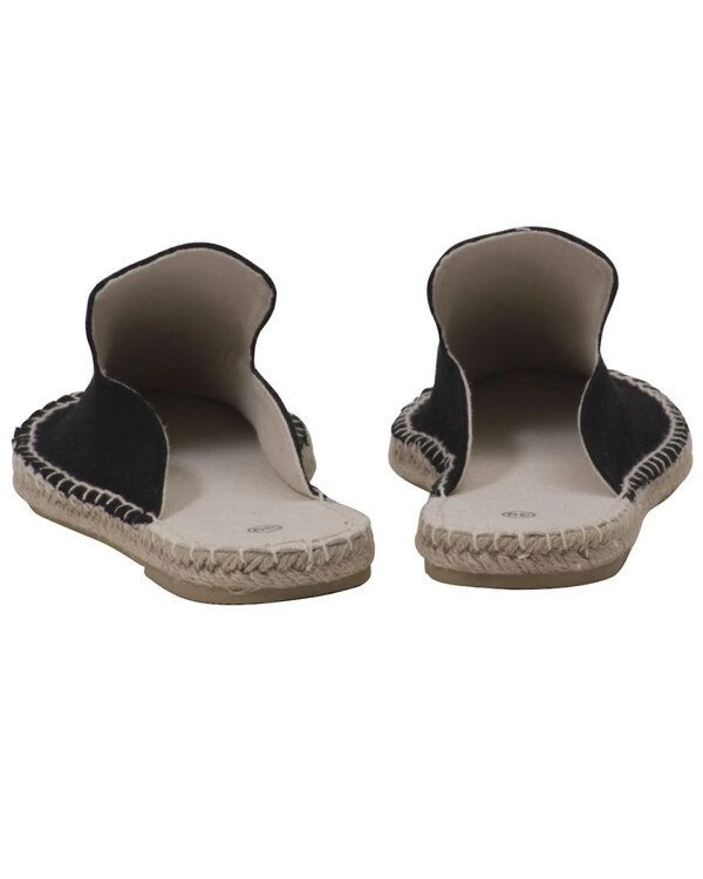 Japanwelt Espadrilles Damen Espadrilles Canvas Pantoffeln Glitzer Leinen Sommerlatschen – Ansicht 2