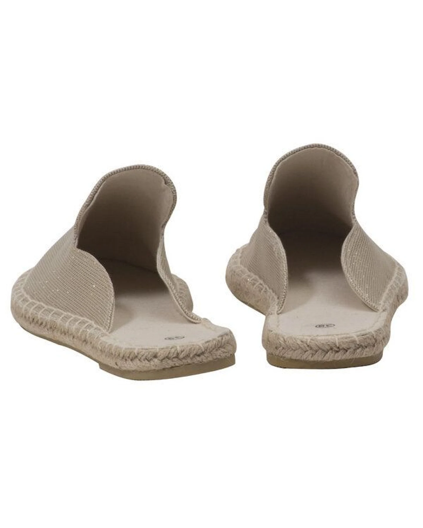 Japanwelt Espadrilles Damen Espadrilles Canvas Pantoffeln Glitzer Leinen Sommerlatschen – Ansicht 2