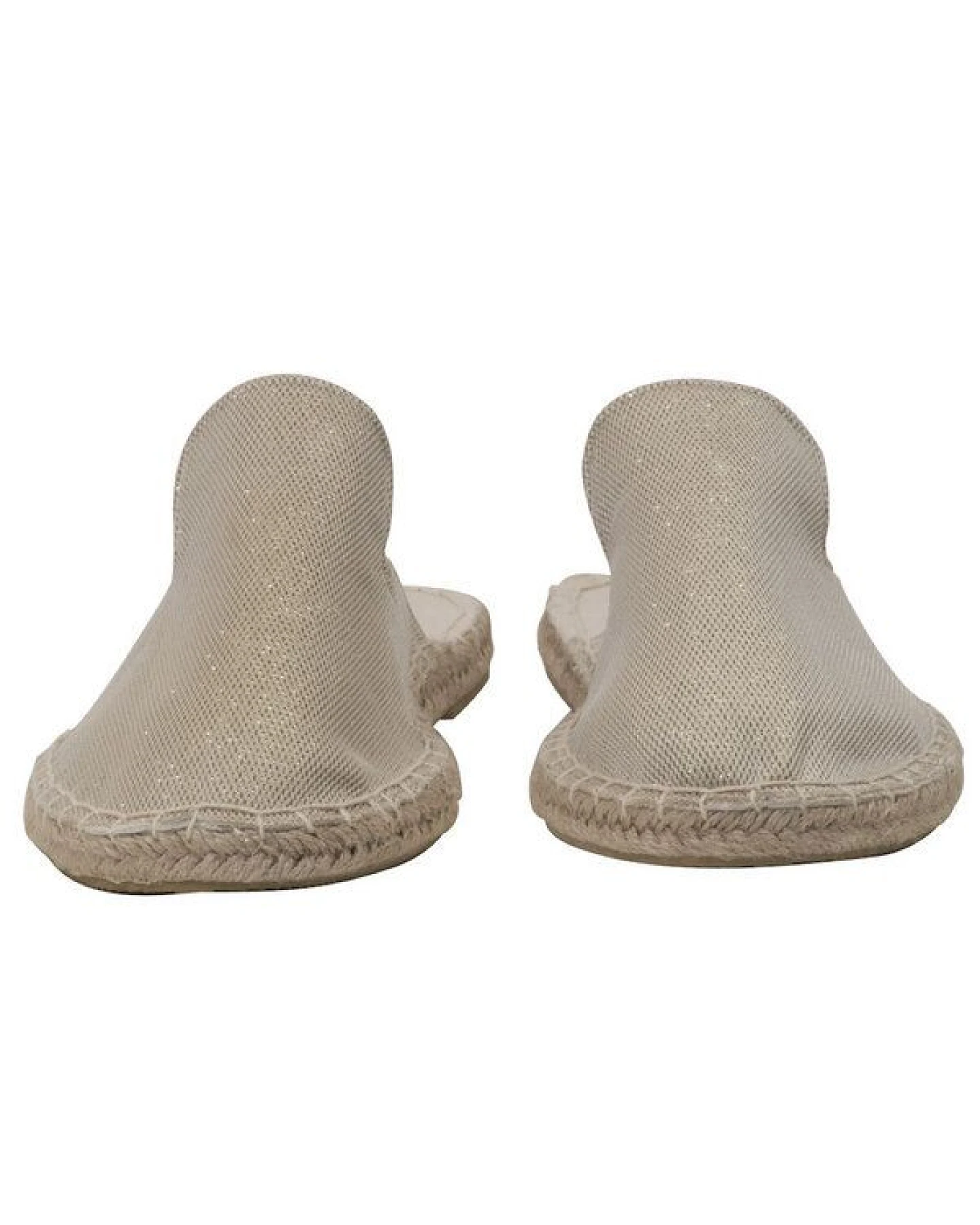 Japanwelt Espadrilles Damen Espadrilles Canvas Pantoffeln Glitzer Leinen Sommerlatschen – Ansicht 3